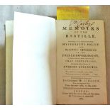Memoirs of the Bastille. Containing a Full Exposition of the Mysterious Policy and Despotic