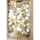 World coins in box (100+) , good selection mainly base metal.