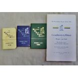 Cricket - Warwickshire 1963 dinner menu and (3) W.O.C.C.A. Members cards 1970,73+89 only issued to