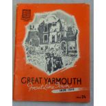 Norfolk Great Yarmouth Front Line Town 1939-1945 by Charles Box OBE; An Official account of the