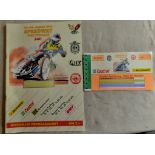 World Speedway Final (Germany) 1993 Programme + Ticket