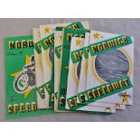Speedway-Mixed - Norwich (12) programmes 1950-64