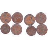 Lombardy Venetia Coins (4)including 5/10 Soldo F, 1 Soldo 1862A nEF, 1862B VF, 1862V F