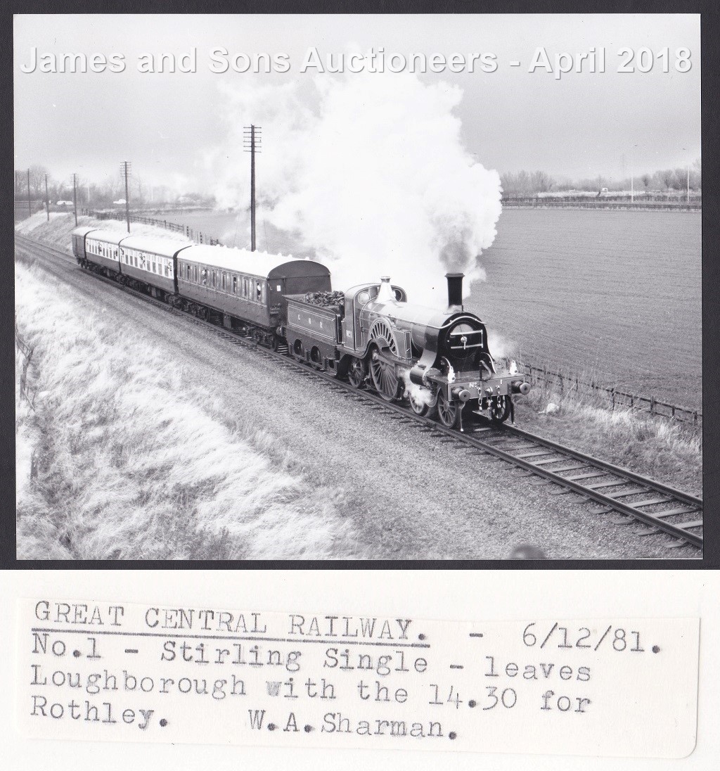 LNER 3-W.A.Sharman Photographic Quality Archive (10"x8")-Great Central Railway - 8/5/82, No.1 -