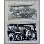 Steam Traction Engines-Two Burrell Engines Western Pioneer(J.Cole) one queen of the Midlands(H.