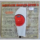 German Marsch-Revue 2 Vinyl record, made by Decca in the 70's in phase 4 stereo, including many