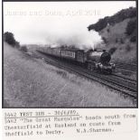 LNER 3-W.A.Sharman Photographic Quality Archive (10"x8")-3442 Test Run - 30/6/89, 3442 "The Great