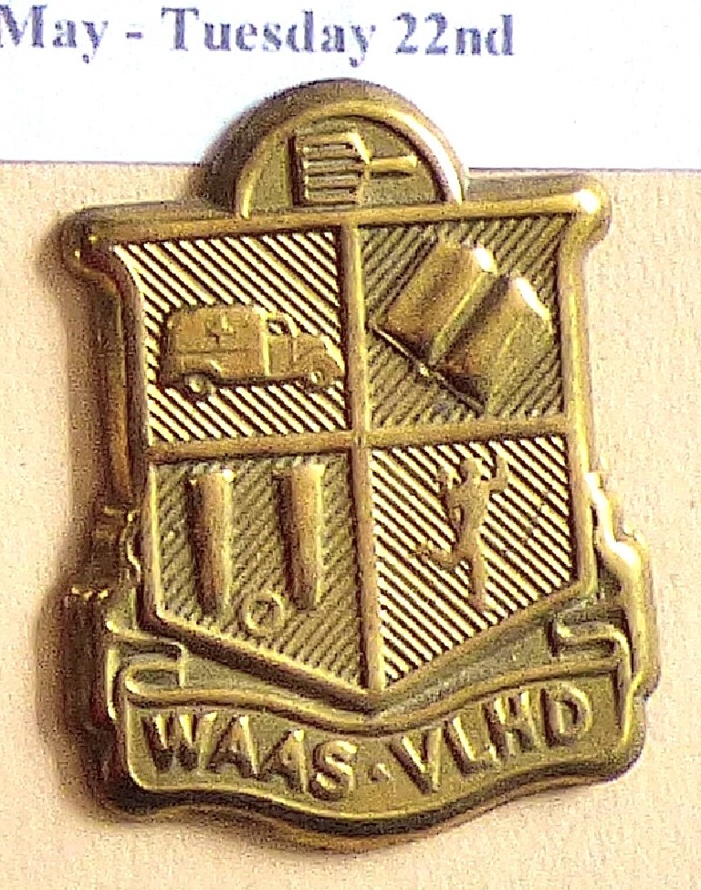 South Africa - W.A.A.S. Badge -V.L.H.D - Brass