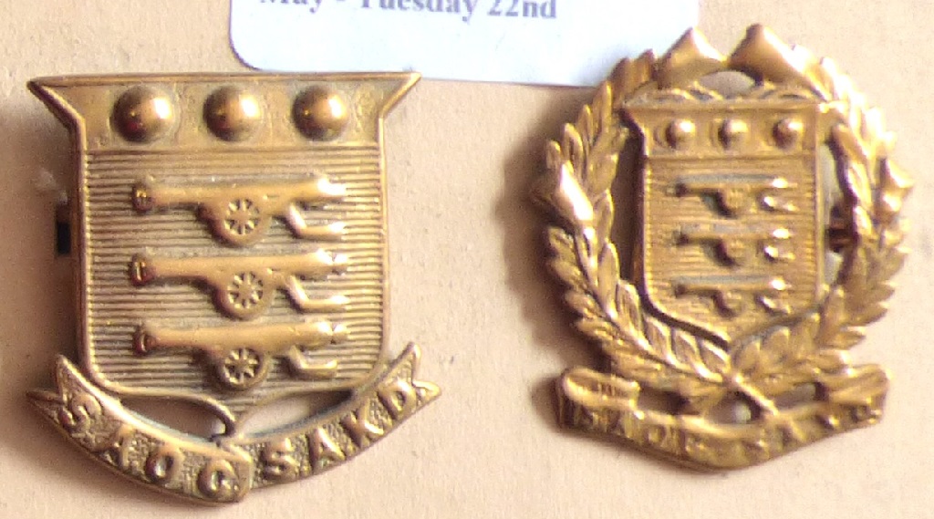 South Africa - Ordnance Corps - Brass - Two Variants(2)