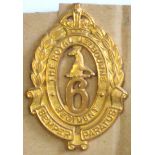 Australian - 6th Battalion Cap Badge 1914 - (The Royal Melbourne Regiment) Brass, KC