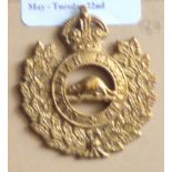 Canada - Canadian Engineers Cap Badge - Brass KC