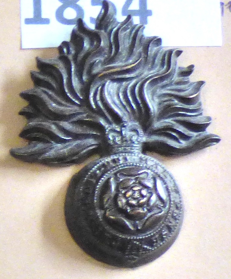 Royal Fusiliers(City of London Regiment)-Blackened-(post 1953 Officers SD Cap)