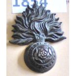 Royal Fusiliers(City of London Regiment)-Blackened-(post 1953 Officers SD Cap)