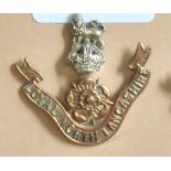 Loyal North Lancastershire Regiment - Bi-Metal(Pre 1920) KC