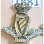 Royal Irish Regiment - Brass - Victoria Crown