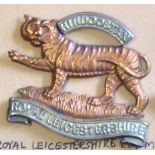 Royal Leicester Regiment - Bi-Metal Post 1946, Copper and w/m-(17th Foot-   I was commissioned