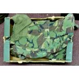 British Army mixed bpx of modern jackets, trousers etc. Woodland camo 15