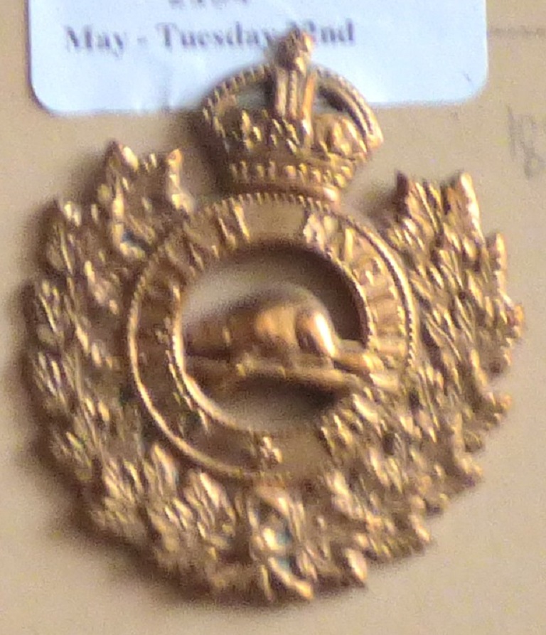 Canada - Canadian Engineers Cap Badge - Brass KC