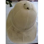 British WWII Pith Helmet, 1942 dated, made by Walker Ashworth and Linney Ltd. A fantastic Pith