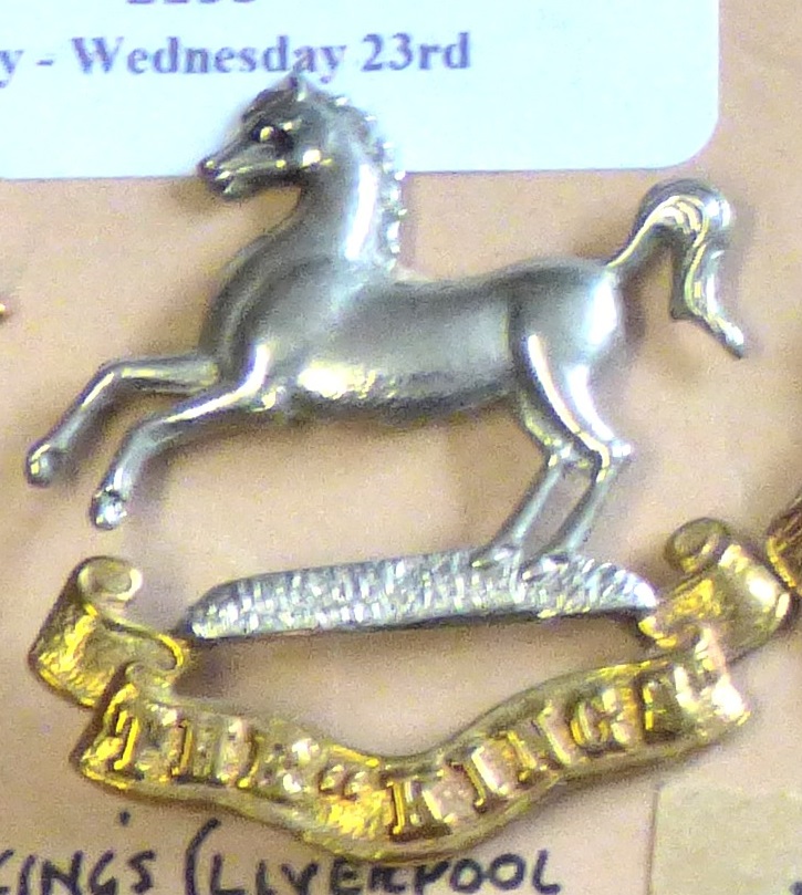 Kings Liverpool Regiment - Bi-Metal - pre 1926