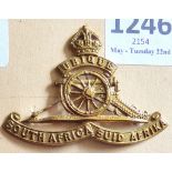 South Africa - South African Artillery Brass (fixed) KC
