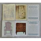 W D & H O Wills Ltd Old Sundials 1928 set L25/25: Old Furniture 2nd Series 1924 set L25/25 (2 sets