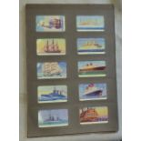 R & J Hill Ltd Famous Ships (Varnished) 1940 set 50/50 EX