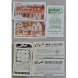 Richard Lloyd & Sons Old English Inns 1923 set 25/25: Tricks & puzzles 1935 25/25: Both sets EX