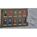 Stephen Mitchell & Son Clan Tartans 2nd Series 1927 set 25/25 EX