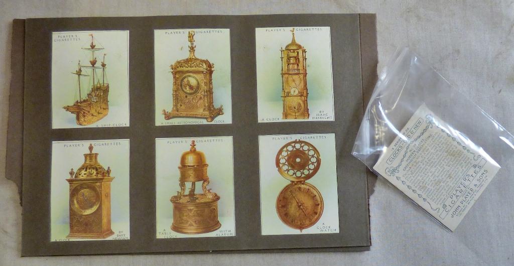 John Player & Sons Clocks Old & New 1928 set L 20/20 EX