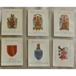 W D & H O Wills Ltd Arms of the British Empire 1st Series 1933 set L25/25 VG