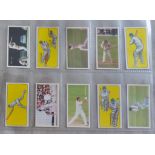 Geo Bassett & Co Ltd (Confectionery) Barratt Division Play Cricket 1980 A set 50/50 VG