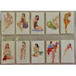 Allman & Co Ltd Phillip Pin Up Girls 1st Series (Unnumbered Ask for Allman- always!) 1953 set 1212