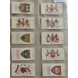 W D & H O Wills Ltd Arms of the British Empire 1910 set 50/50 no 47 back stained else VG