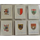 W D & H O Wills Ltd Arms of the British Empire 2nd Series 1933 set L25/25 VG