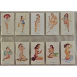 Allman & Co Ltd Phillip Pin Up Girls 1st series (unnumbered For Men Only) set 12/12 VG light toning