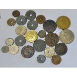Denmark Coins (24) inc 10 ore 1875 F, 5 Ore 1912 VF, 1907 VF, skilling 1771 F etc