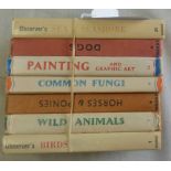 Observer Books: Sea & Seashore, Dogs, Painting, Common Fungi, Horses & Ponies, Wild Animals and