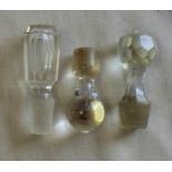 Glass Bottle Stopper (3) suitable for vinegar bottle in good order