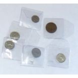 Ireland Coins (6) inc 6d 1942 EF, 1935 nEF, 1/2d 1940 aUNC Scarce