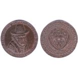 Great Britain Suffolk Token - Woodbridge Penny - Tho Sexford - 1587 Alms Houses; Engraved County