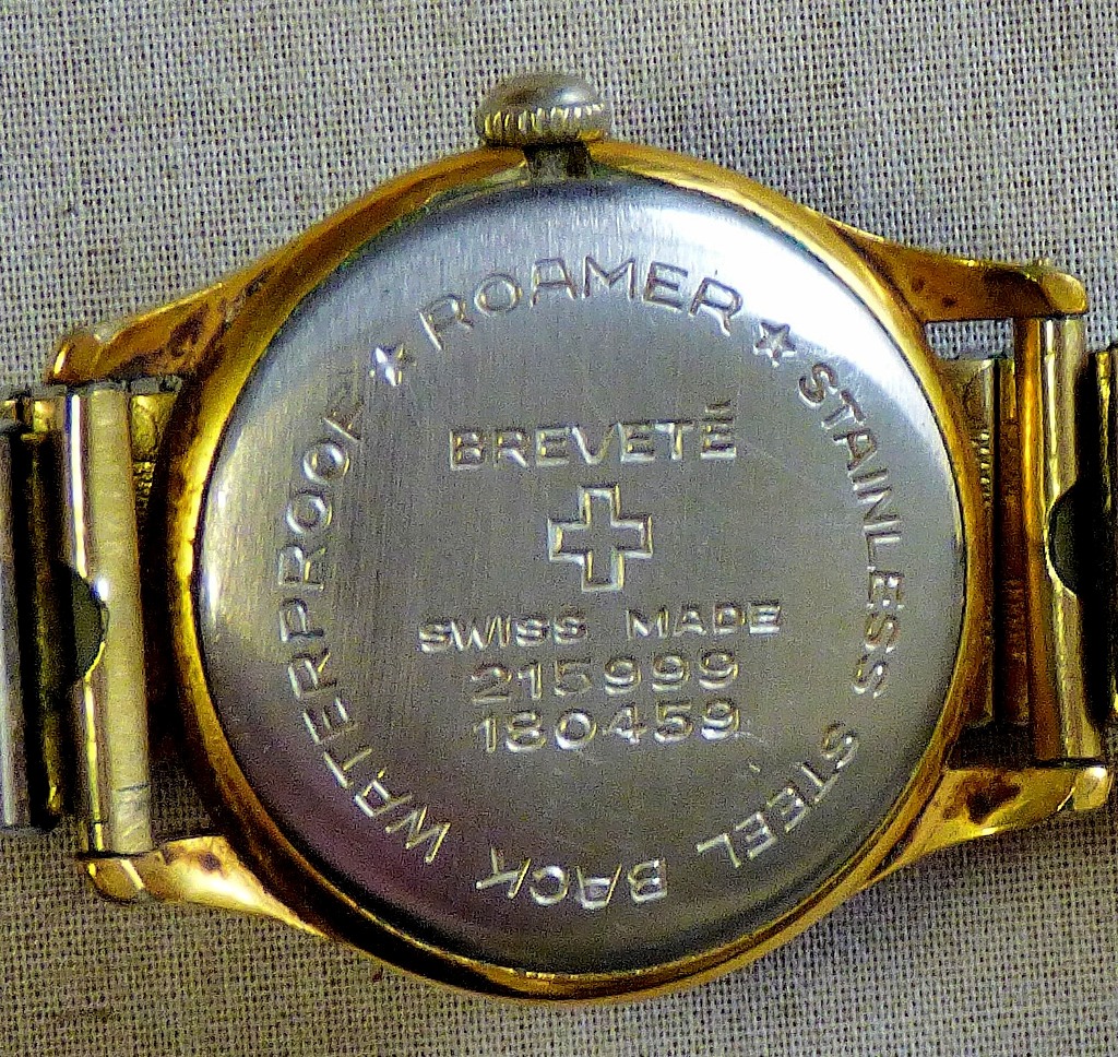 Wrist Watch - Brevete Roamer Federal Wrist Watch, Gold Plated in working order c1930s Sweep hand. - Image 2 of 2