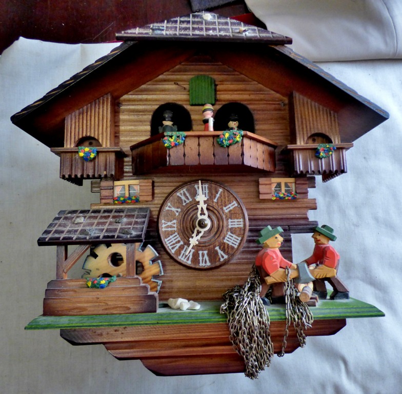 Cuckoo Clock - made in Germany - approx 12" high - in working order. - Image 2 of 5