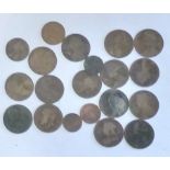 British Coins (20) 1822 – 1953 avg Fair - Fine