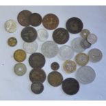 France Coins (28) Includes Franc 1907, 50c 1916, 1917 etc.