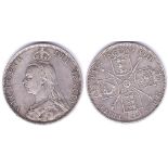 British Florin 1889 VF