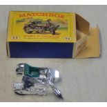 Matchbox - Y8-2-1 1914 Sunbeam Motorcycle and side car-mint and boxed