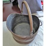 Vintage - copper coal scuttle -in excellent condition.