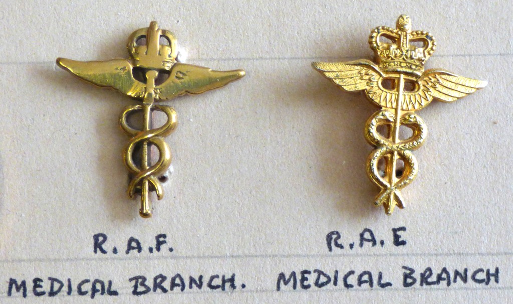 Royal Air force Cap badge and collar badges (17) a rare selection including: RFC, RAF, Warrant - Image 4 of 9