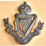 British Cap Badge Brass - Tyneside Irish - Bronze